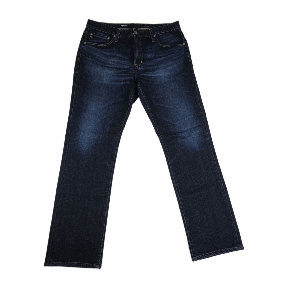 AG Adriano Goldschmied the Everett Jeans Men 34x30 Slim Straight Blue Denim